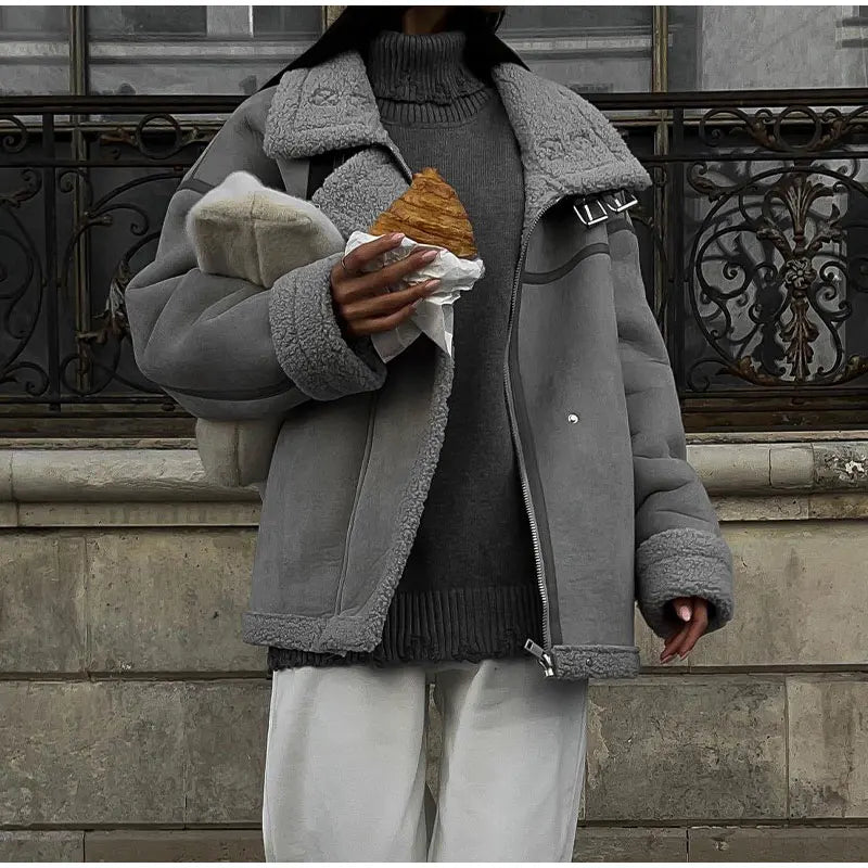 Women’s Fashion Spring Coat – Maja Soft Outerwear for Transitional Seasons