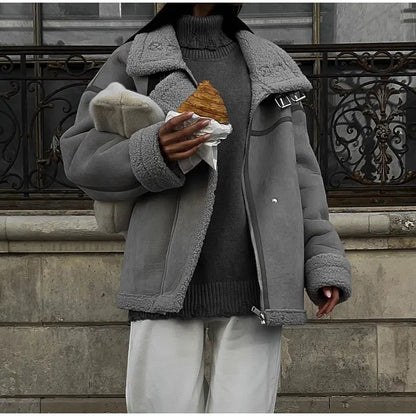 Women’s Fashion Spring Coat – Maja Soft Outerwear for Transitional Seasons