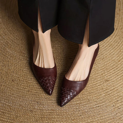 Zelith Genuine Leather Pumps