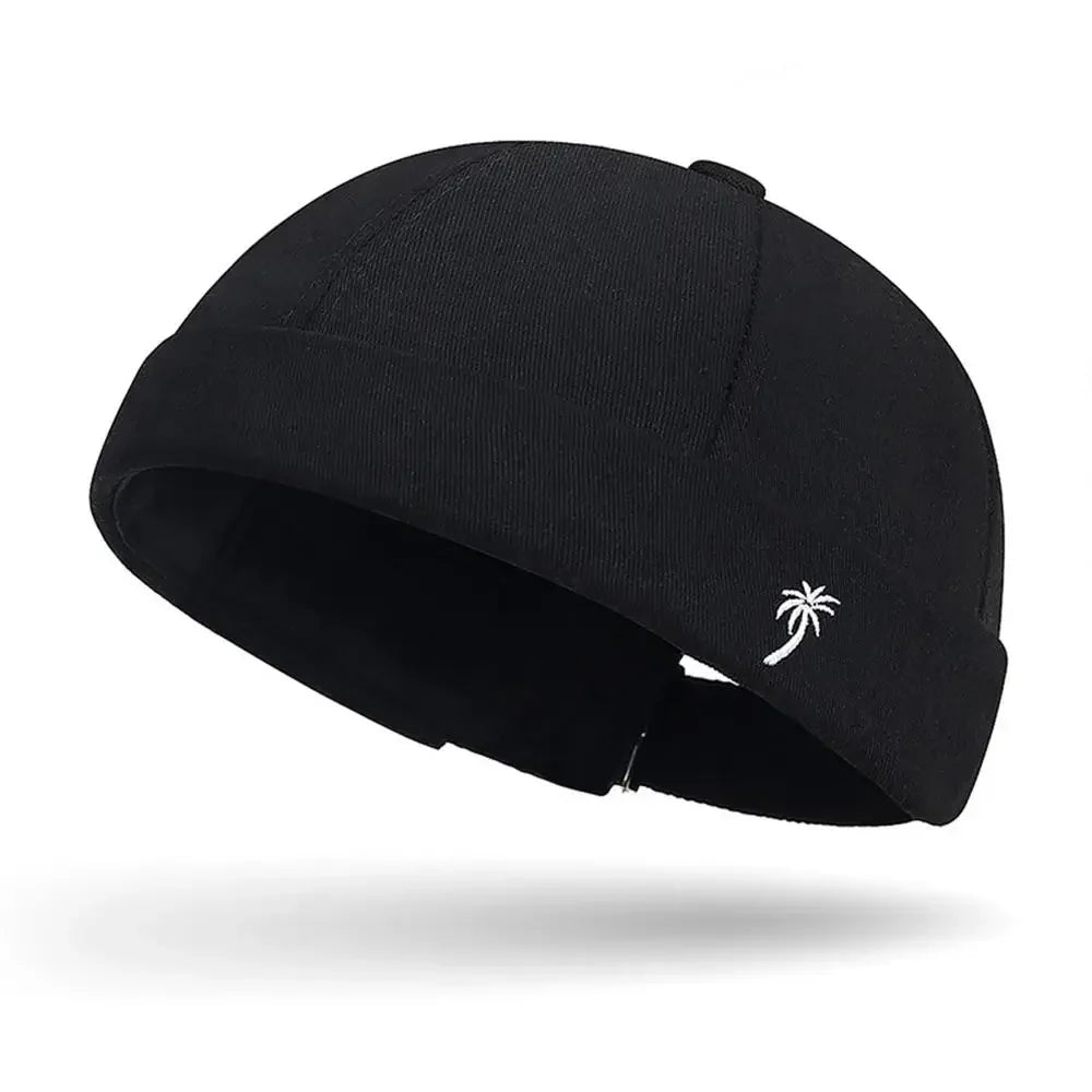 Casual Embroidered Coconut Beanie Cap