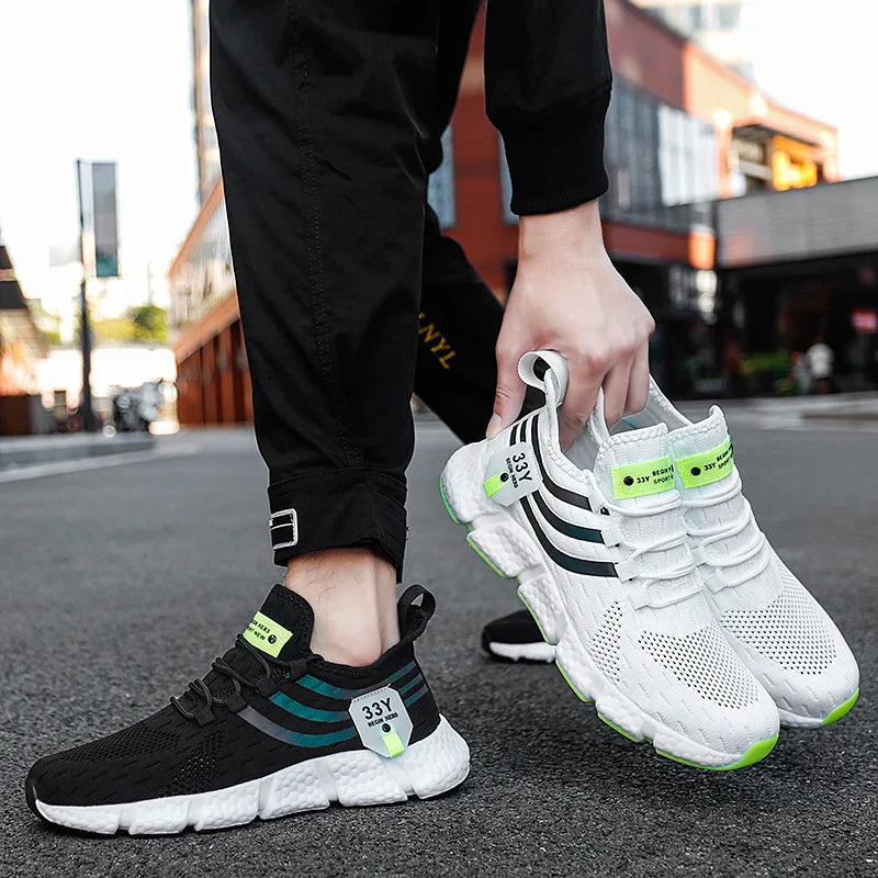 Lightweight Mesh Sneakers Black