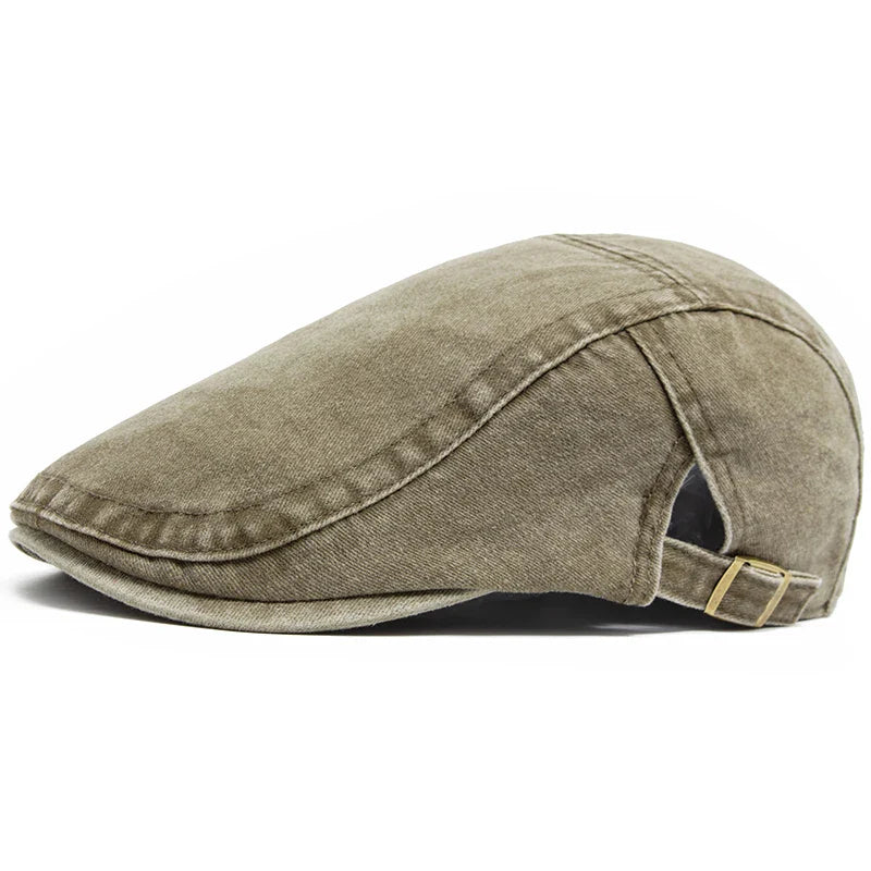 Classic Soft Beret Hat - Adjustable Fit Cap