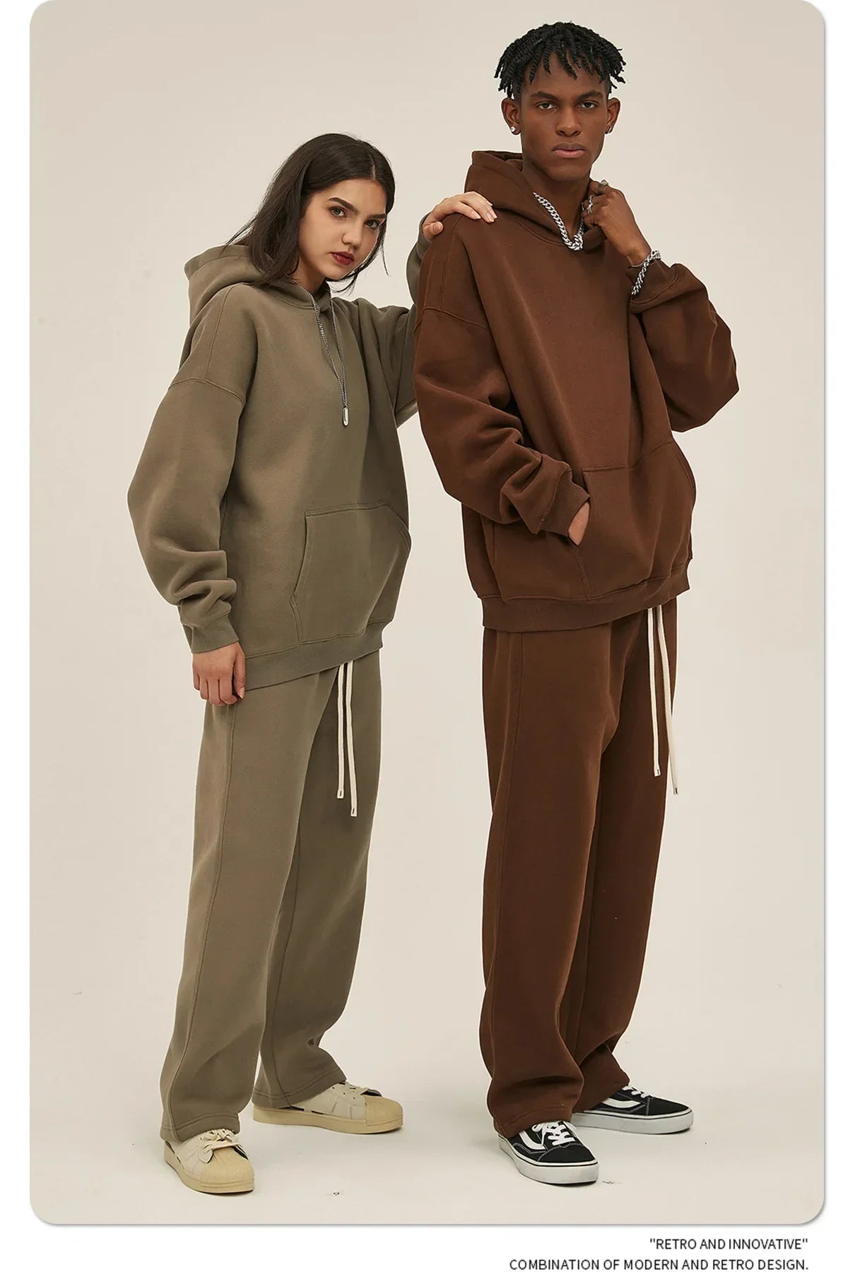 Soft Men's Fleece Hoodie & Loose Fit Sweatpants - BritishElegance
