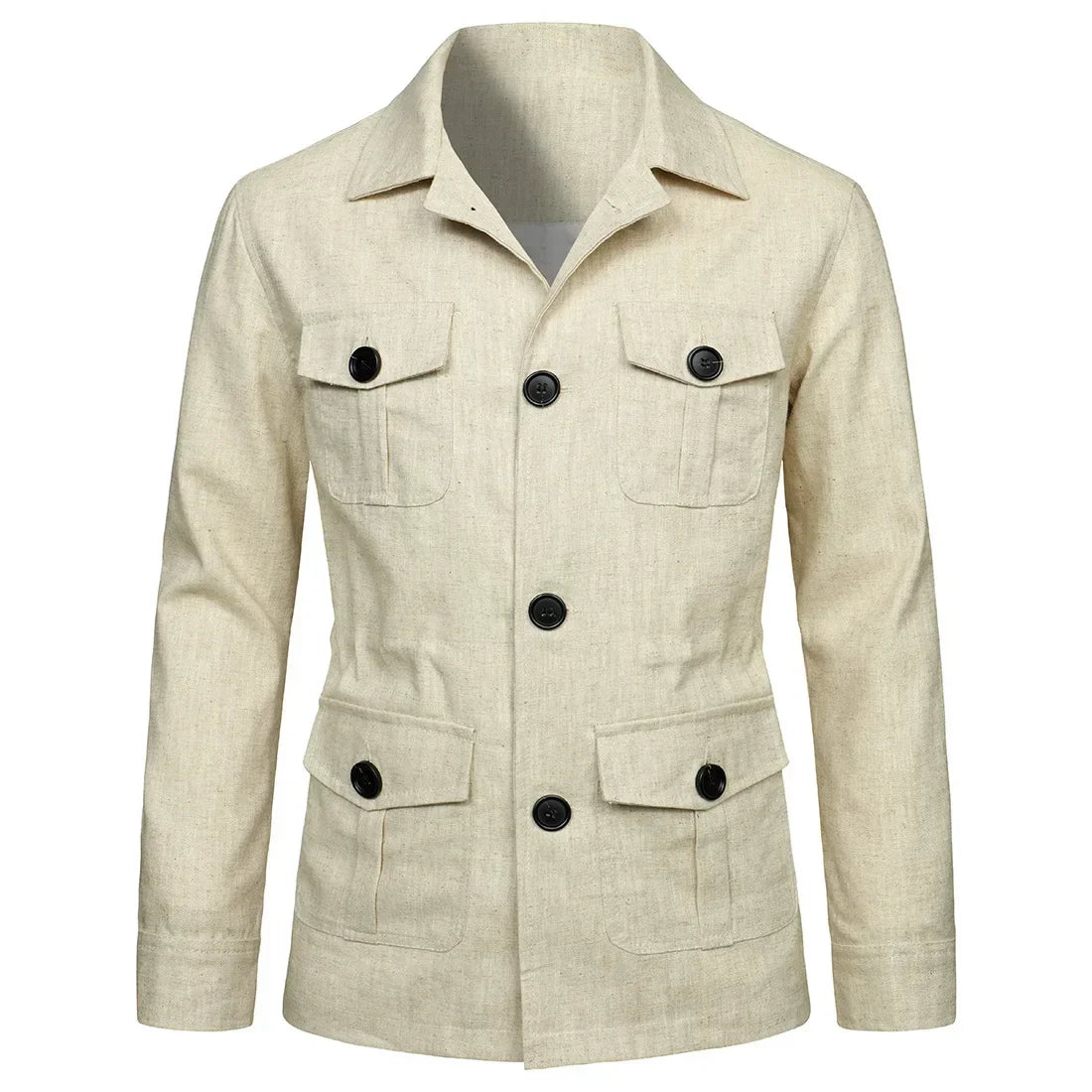 Classic Cotton Safari Jacket for Men