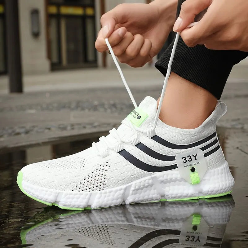 Lightweight Mesh Sneakers Black