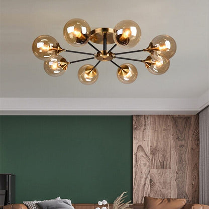 Elegant Green Glass Pendant Light