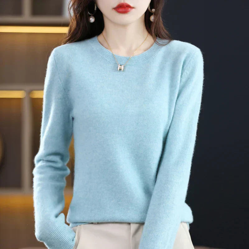 Warm Cozy Cashmere Blend Winter Sweater