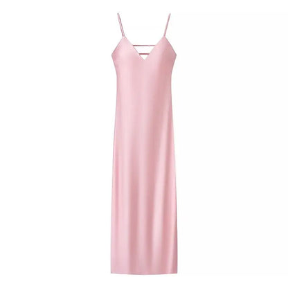 V-Neck Maxi Dress - Casual Flowy Summer Dress