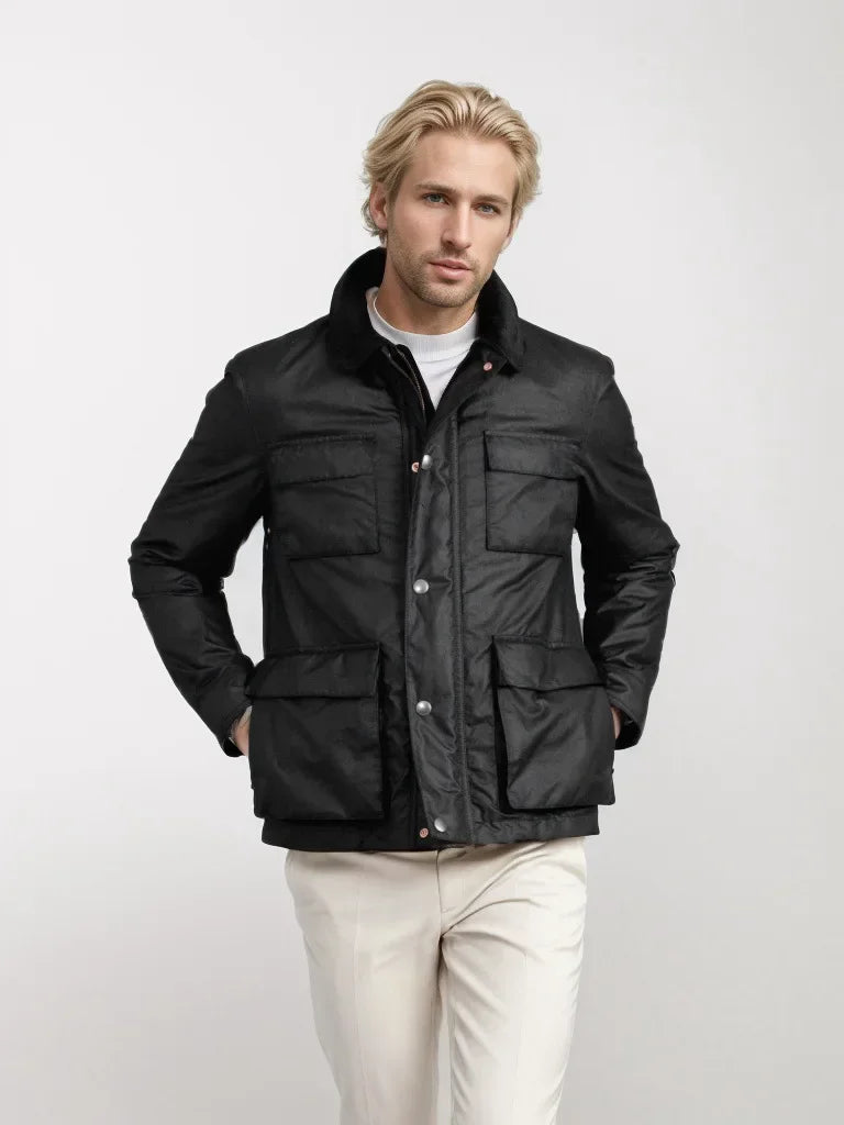 Ethan – Mens Bomber Jacket - Stylish Comfort | Multi-Pocket Jacket