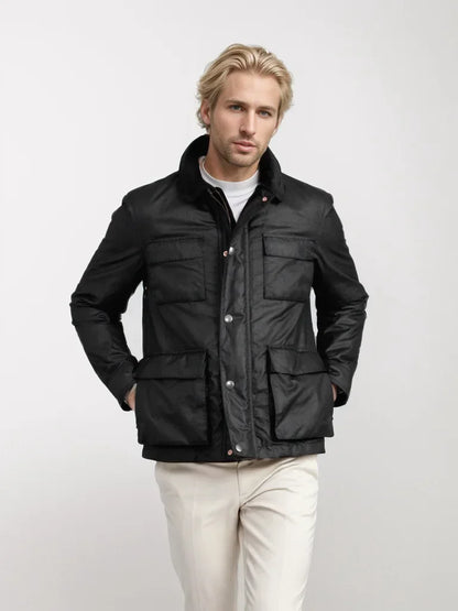 Ethan – Mens Bomber Jacket - Stylish Comfort | Multi-Pocket Jacket