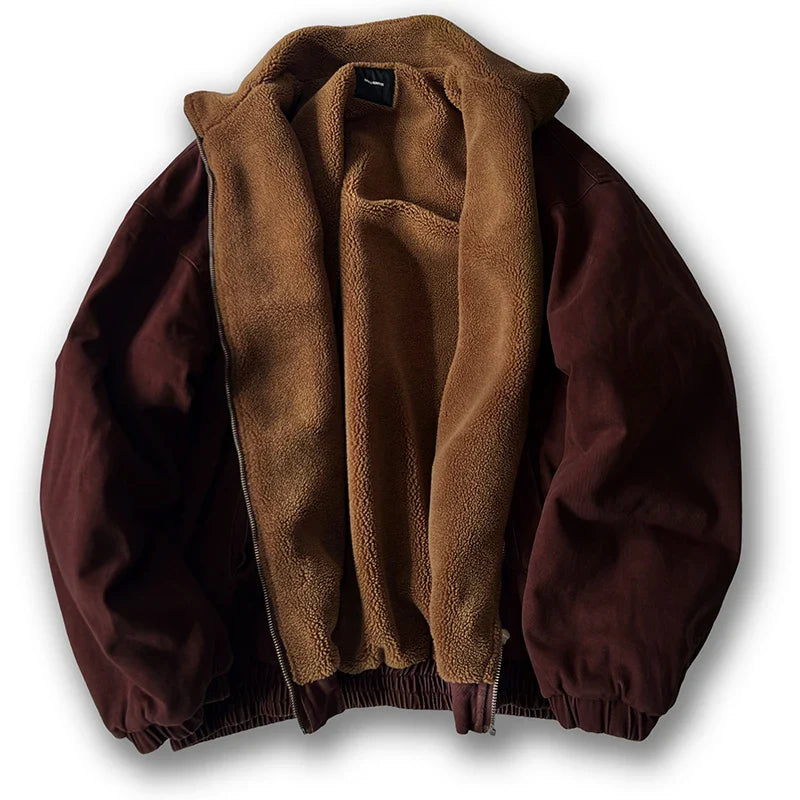 Classic Retro Fleece Mens Jacket