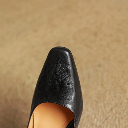 Auria Genuine Leather Heels