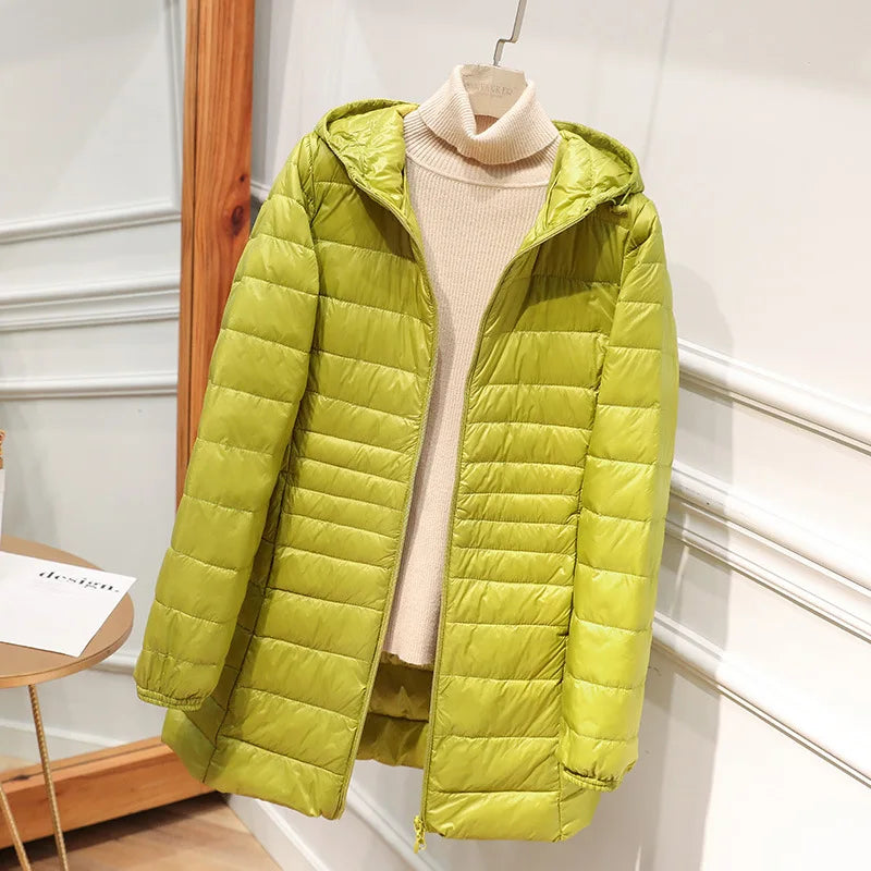 Ladies' Insulated Down Parka with Free Travel Bag