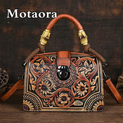 Classic Leather Look Crossbody Bag – Big Womens Shoulder Bag - BritishElegance