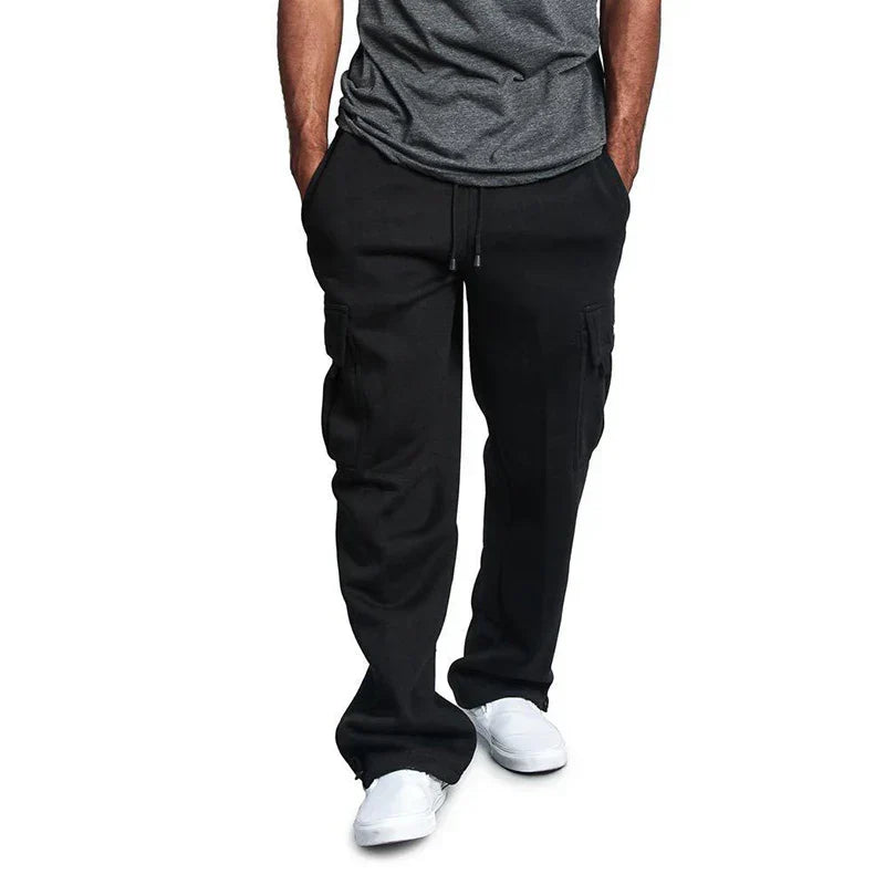 Multi-pocket cargo pants for men