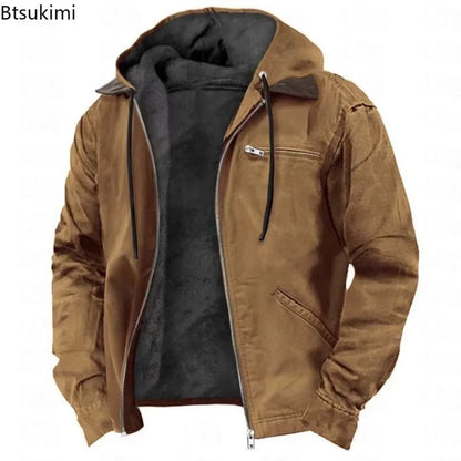 Cozy Men's Fleece Hooded Sweatshirt - BritishElegance