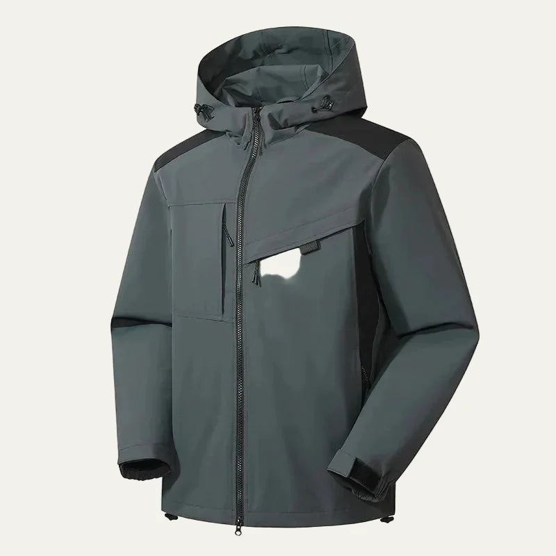 Men’s Minimalist Casual Hooded Technical Jacket