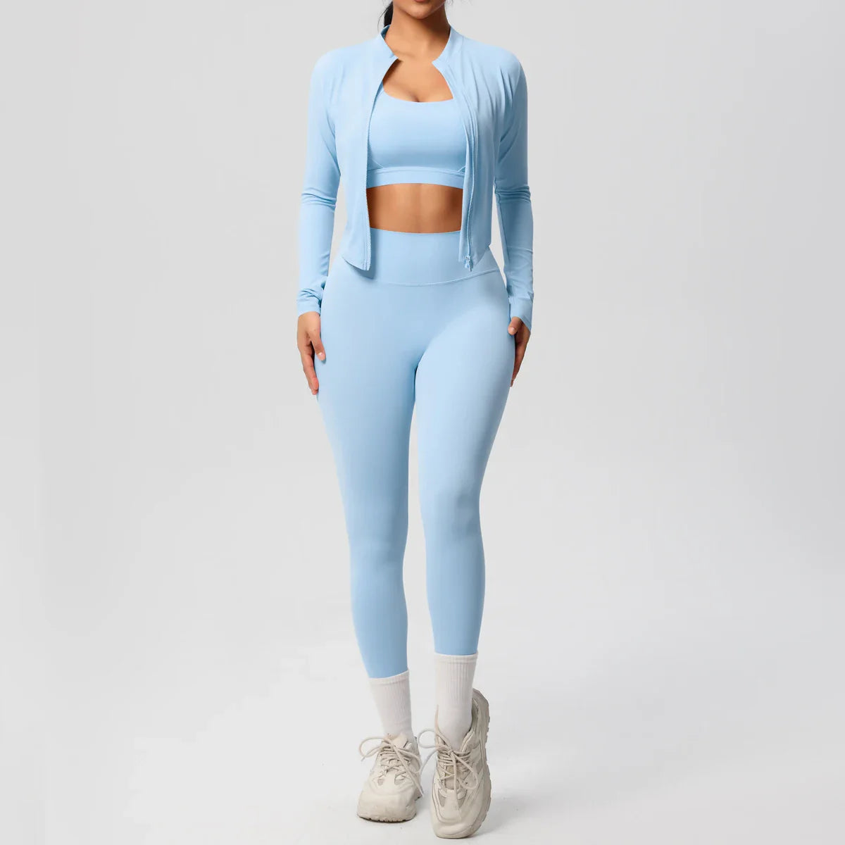 Fitness 3-Piece Sports Outfit for Women