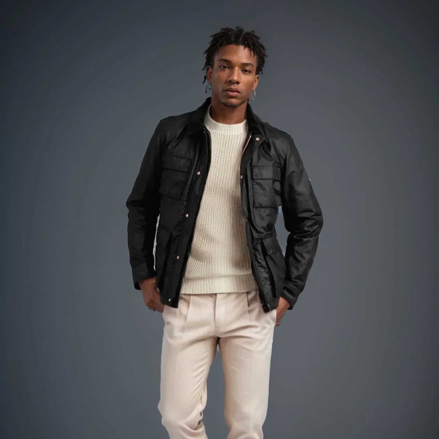 Ethan – Mens Bomber Jacket - Stylish Comfort | Multi-Pocket Jacket