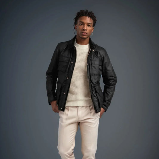 Ethan – Mens Bomber Jacket - Stylish Comfort | Multi-Pocket Jacket