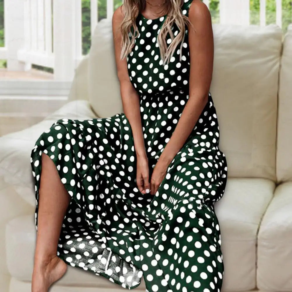 Loose Fit Floral Maxi Dress for Women