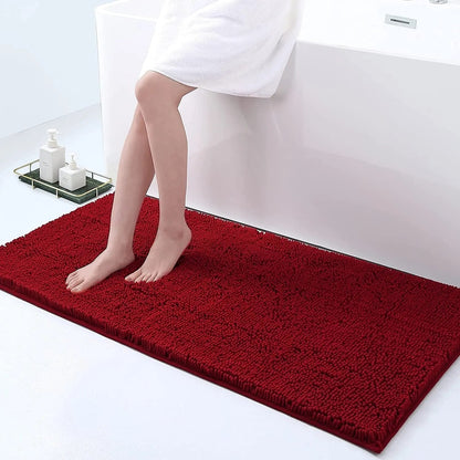 Soft Grip Anti Slip Bathroom Floor Mat With Suction Backing