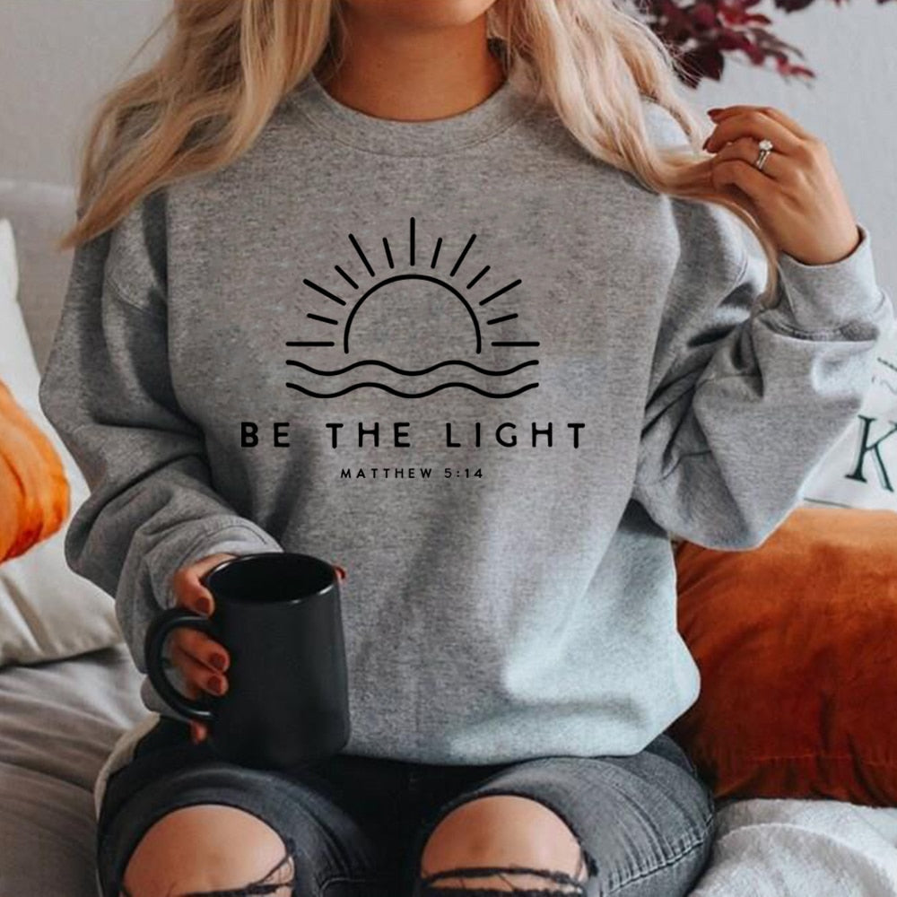 Cozy Women's Graphic Crew Neck Sweater