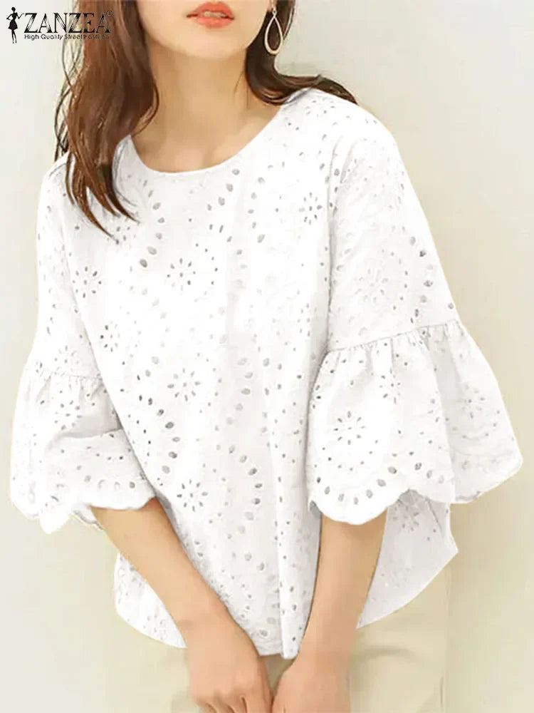 Chic Crochet Lace Women's Top