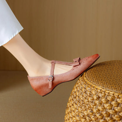 Tiara Genuine Leather Pumps