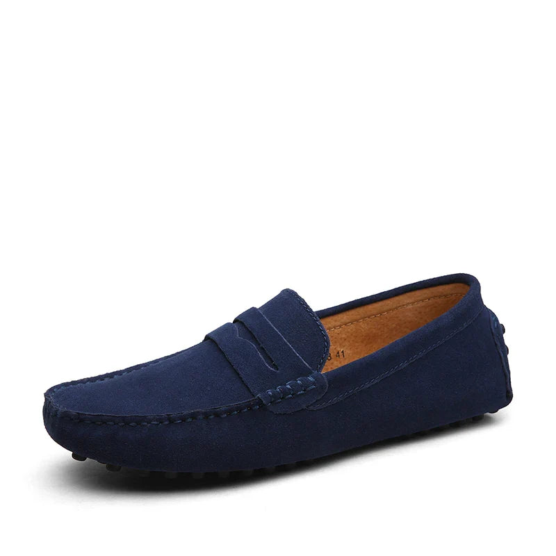 Authentic Leather Slip On Shoes