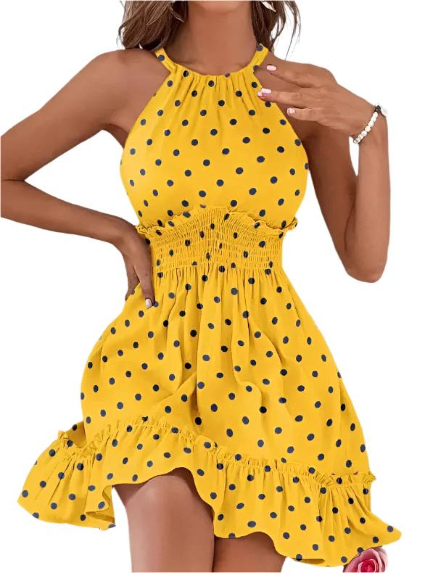 Gigi - Short Summer Dress - Chic Seasonal Style - BritishElegance