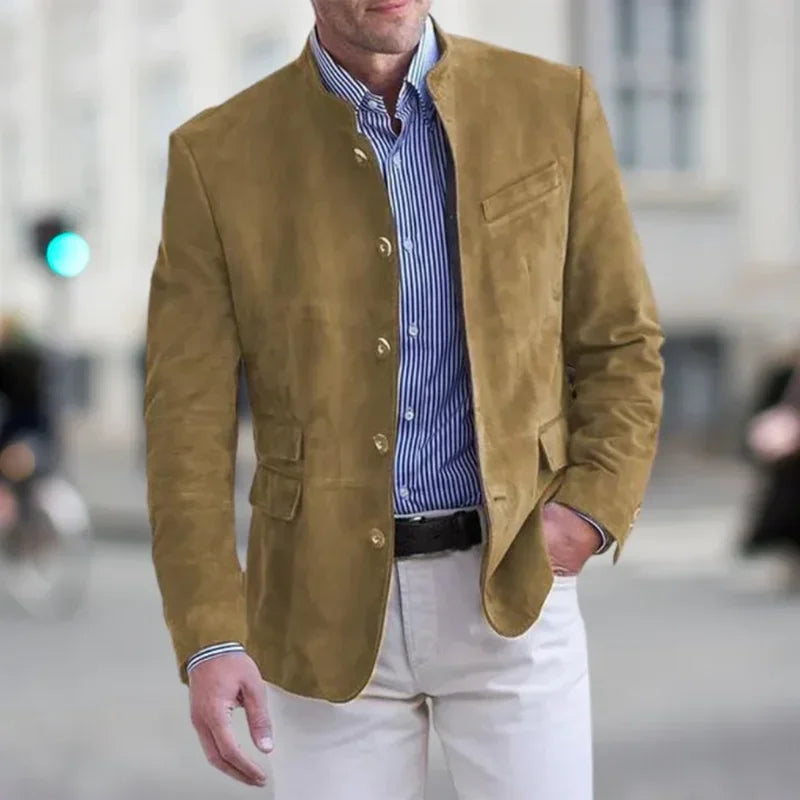 Classic Fit Slim Line Mens Blazer Jacket - BritishElegance
