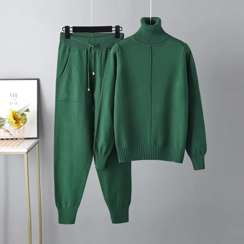 Cozy Women's 2-Piece Knit Outfit
