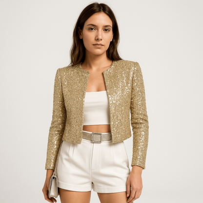 Sheryl | Women's Sequins Jacket | Short
