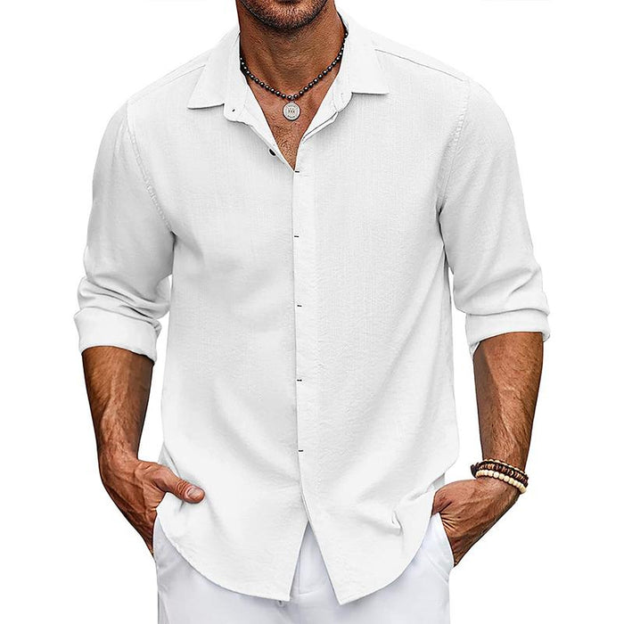 Shirt - Breathable Blend Tailored Shape & Smooth Drape