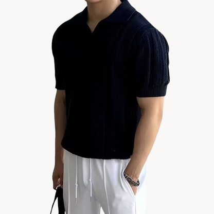 Shirt – Open Collar Mesh Blend & Breathable Airflow