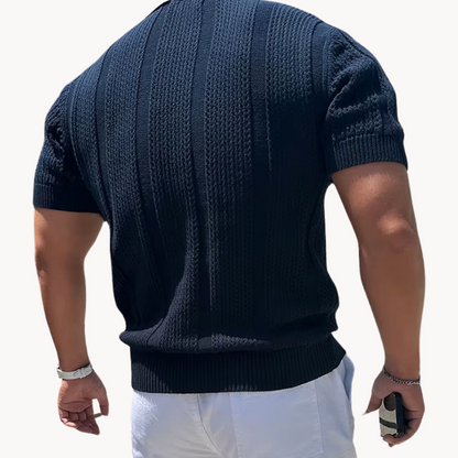 Shirt – Open Collar Mesh Blend & Breathable Airflow