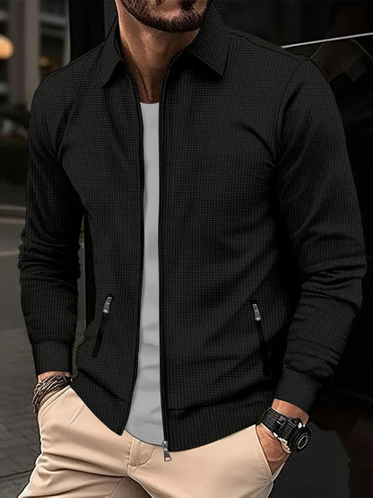 Shirt – Oversized Zip Front & Soft Blend For Movement