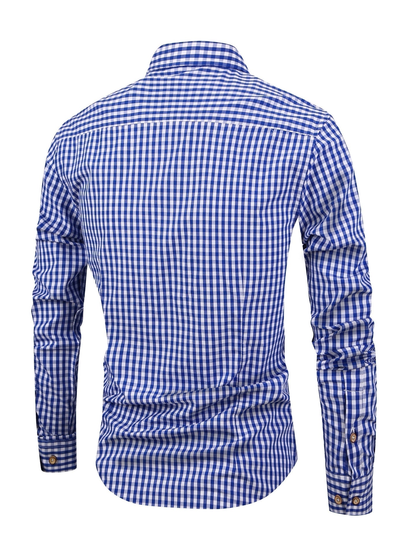 Shirt - Plaid Check And Soft Blend For Natural Movement