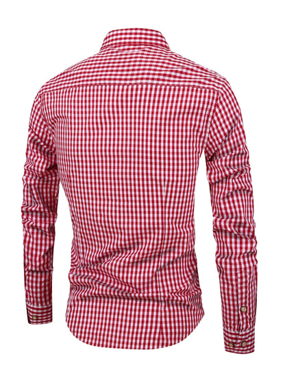 Shirt - Plaid Check And Soft Blend For Natural Movement