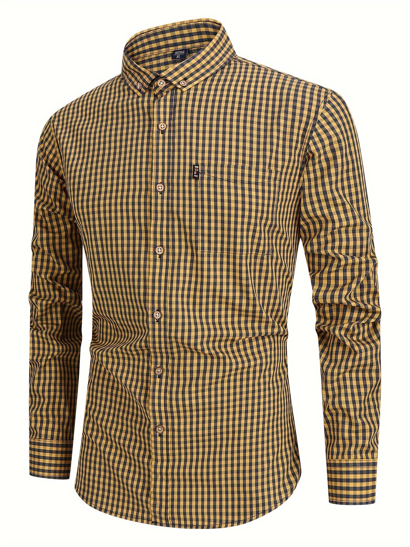Shirt - Plaid Check And Soft Blend For Natural Movement