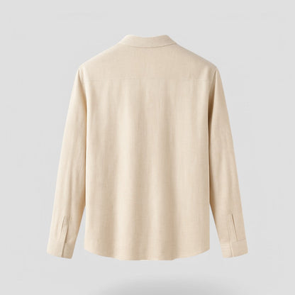 Shirt - Relaxed Shoulder Cut And Breathable Blend Comfort