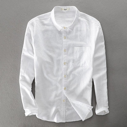 Shirt - Soft Blend Classic Collar And Button Front Airflow