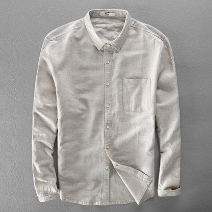 Shirt - Soft Blend Classic Collar And Button Front Airflow
