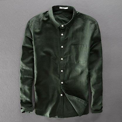 Shirt - Soft Blend Classic Collar And Button Front Airflow