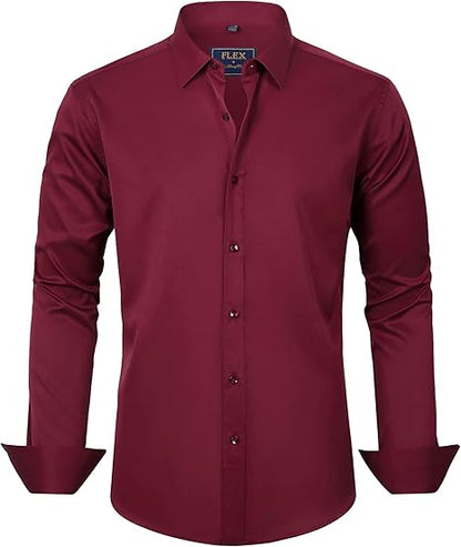 Shirt - Stretch Blend Fabric & Wrinkle Free Movement