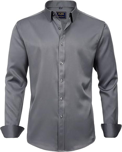 Shirt - Stretch Blend Fabric & Wrinkle Free Movement