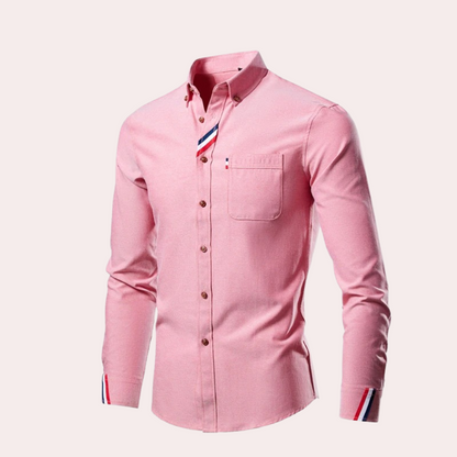 Shirt – Tailored Spread Collar & Breathable Blend Fit