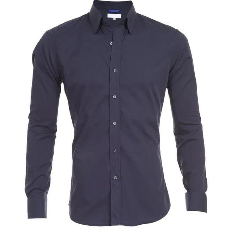Shirt - Wrinkle Resistant Blend Zip Front & Smooth Drape