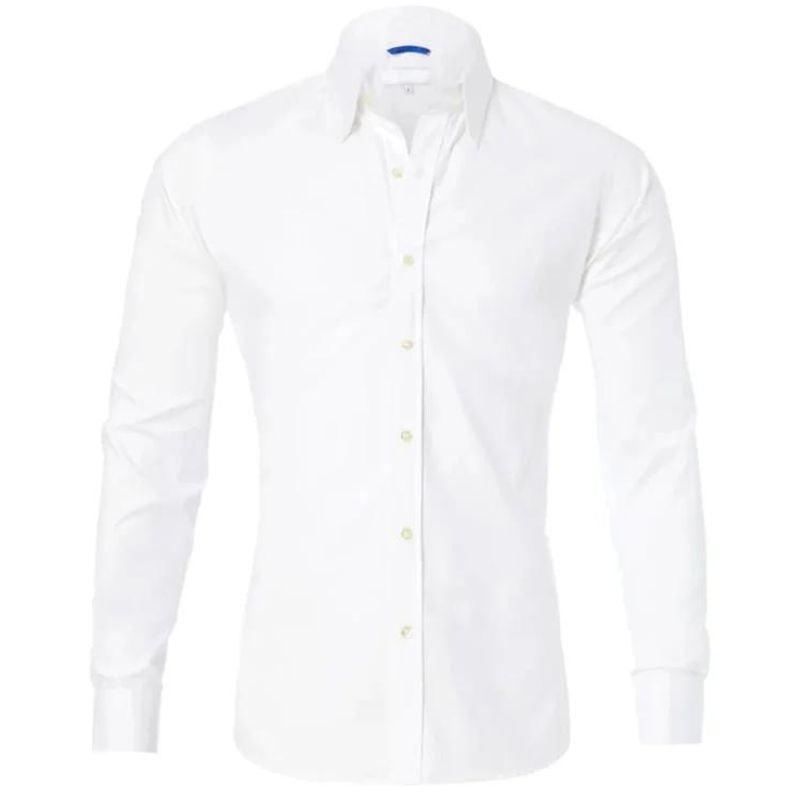 Shirt - Wrinkle Resistant Blend Zip Front & Smooth Drape